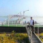 Radwandern an der Elbe